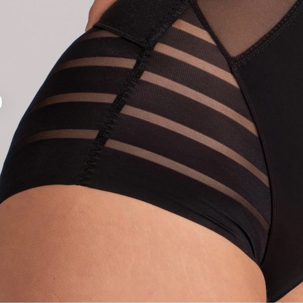 Honeylove Queen Brief Vamp Black XS NWT Shapewear Ultra High Waist - Picture 3 of 8